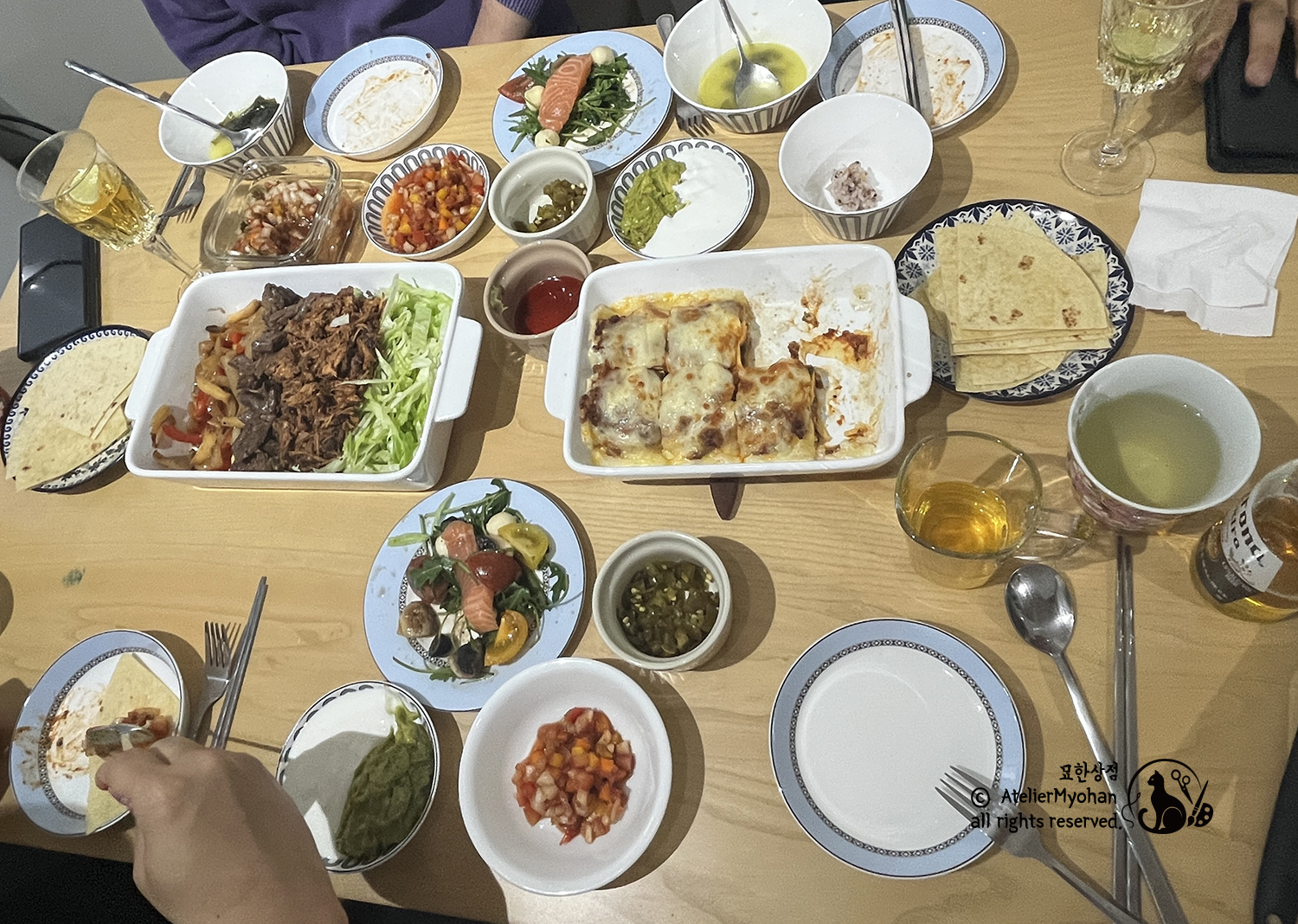 시어머님 생신상 직접 차린 날 | 파히타 & 라자냐 홈파티